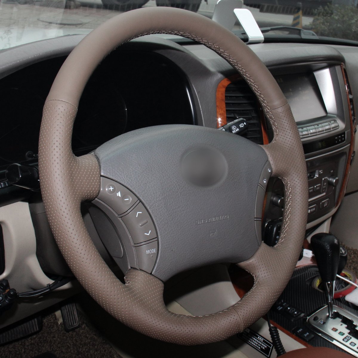 Loncky Auto Custom Fit Car steering wheel covers for Toyota 2005